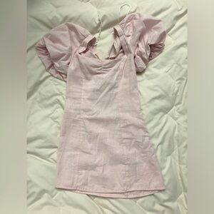 babydoll pink dress